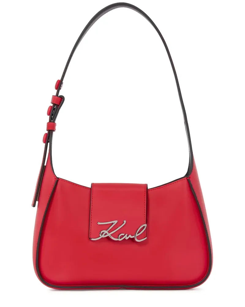 Karl Lagerfeld Kleine K/Signature Schultertasche - Rot Rot