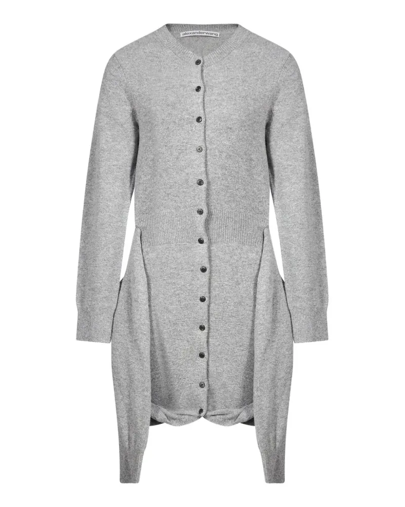 Alexander Wang Pre-styled Cardigan mit gebundenen Ärmeln - Grau Grau