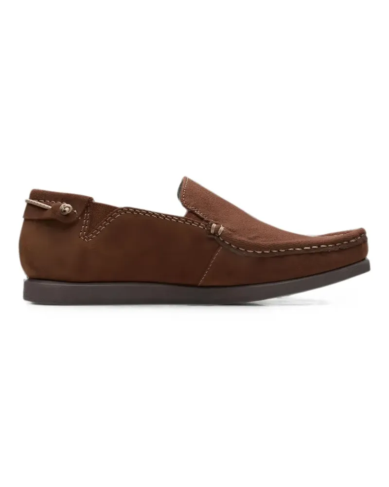 Clarks ShacreLite Step suede loafers - Braun Braun