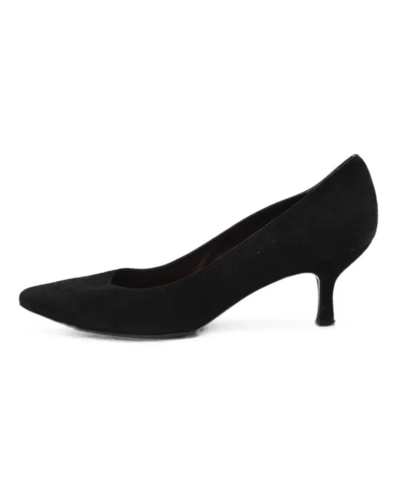 Stuart Weitzman pointed-toe suede pumps - Schwarz Schwarz