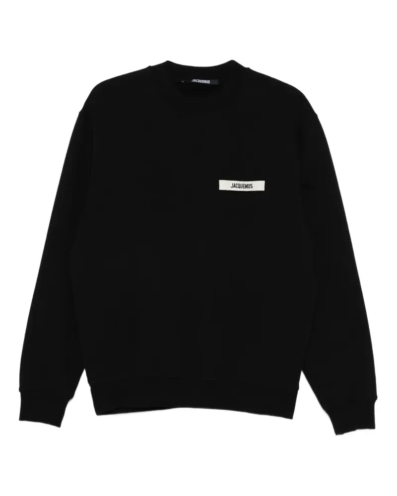 Jacquemus Le Sweatshirt Gros Grain Sweatshirt - Schwarz Schwarz