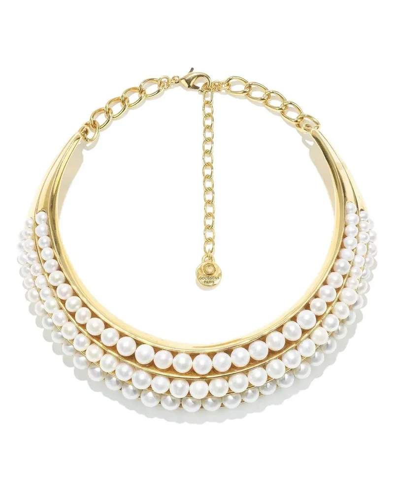 Goossens Paris Graine de Gemmes Statement-Halskette - Gold Gold