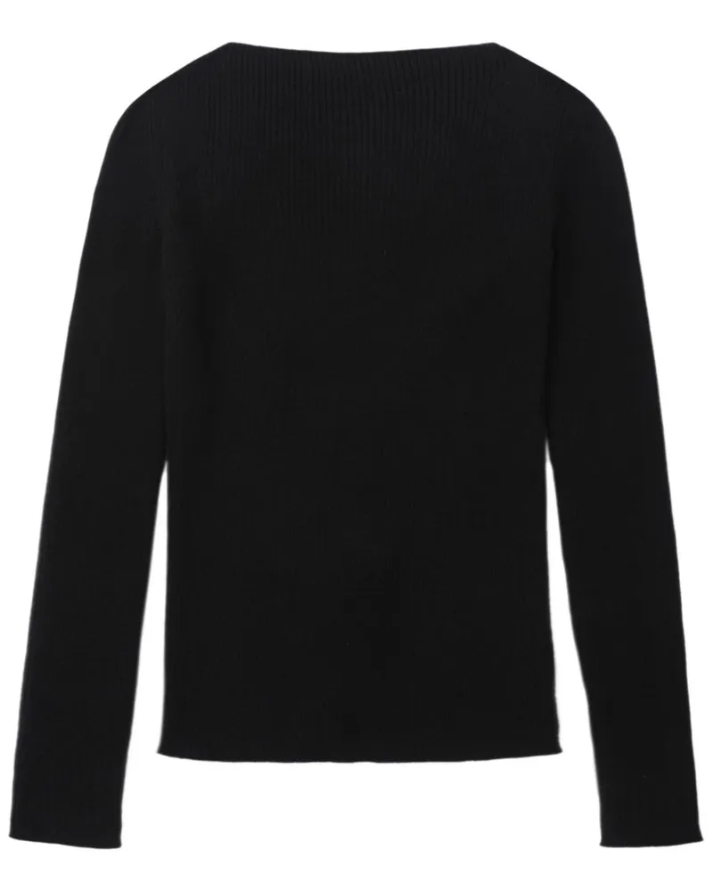 Rick Owens AL Pullover - Schwarz Schwarz
