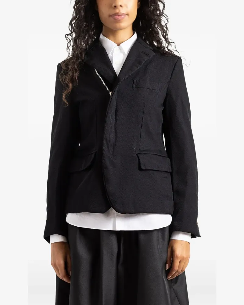 Comme des Garçons Jacke mit Reißverschluss - Schwarz Schwarz