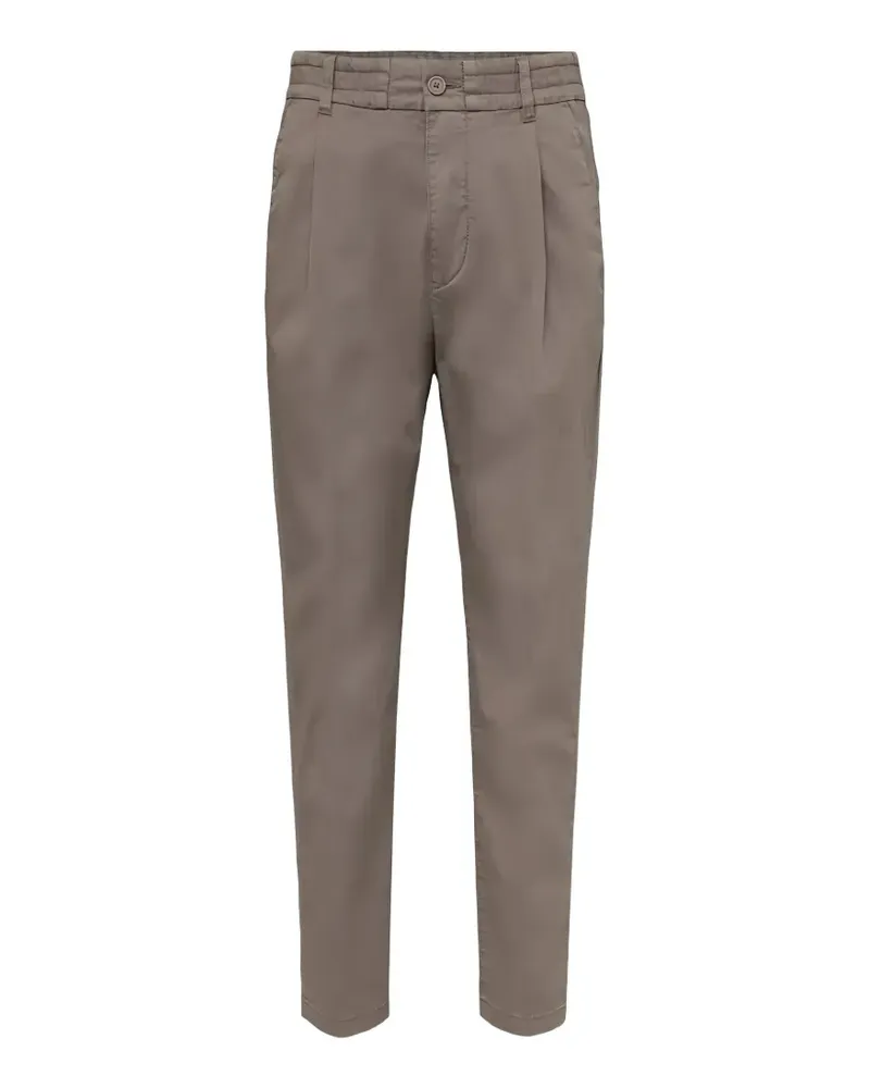 Drykorn pleated tapered trousers - Nude Nude
