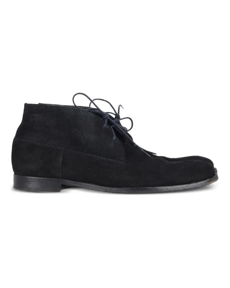 HUGO BOSS suede ankle boots - Schwarz Schwarz