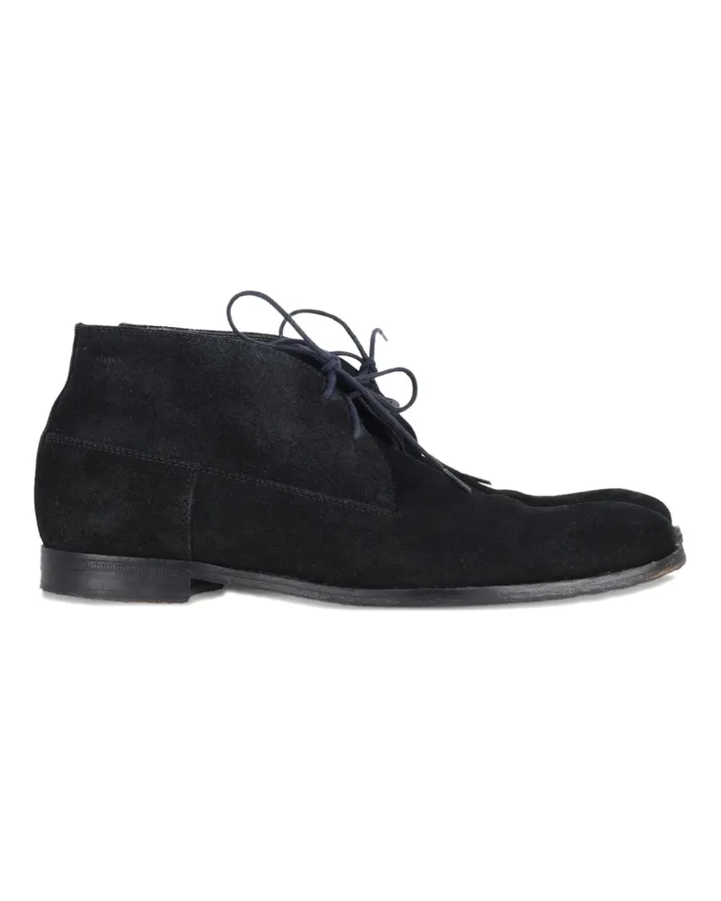 HUGO BOSS suede ankle boots - Schwarz Schwarz
