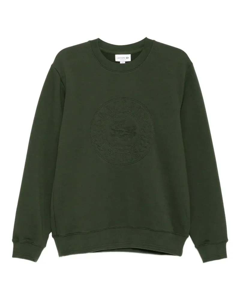 Lacoste Sweatshirt mit Logo-Prägung - Grün Grün