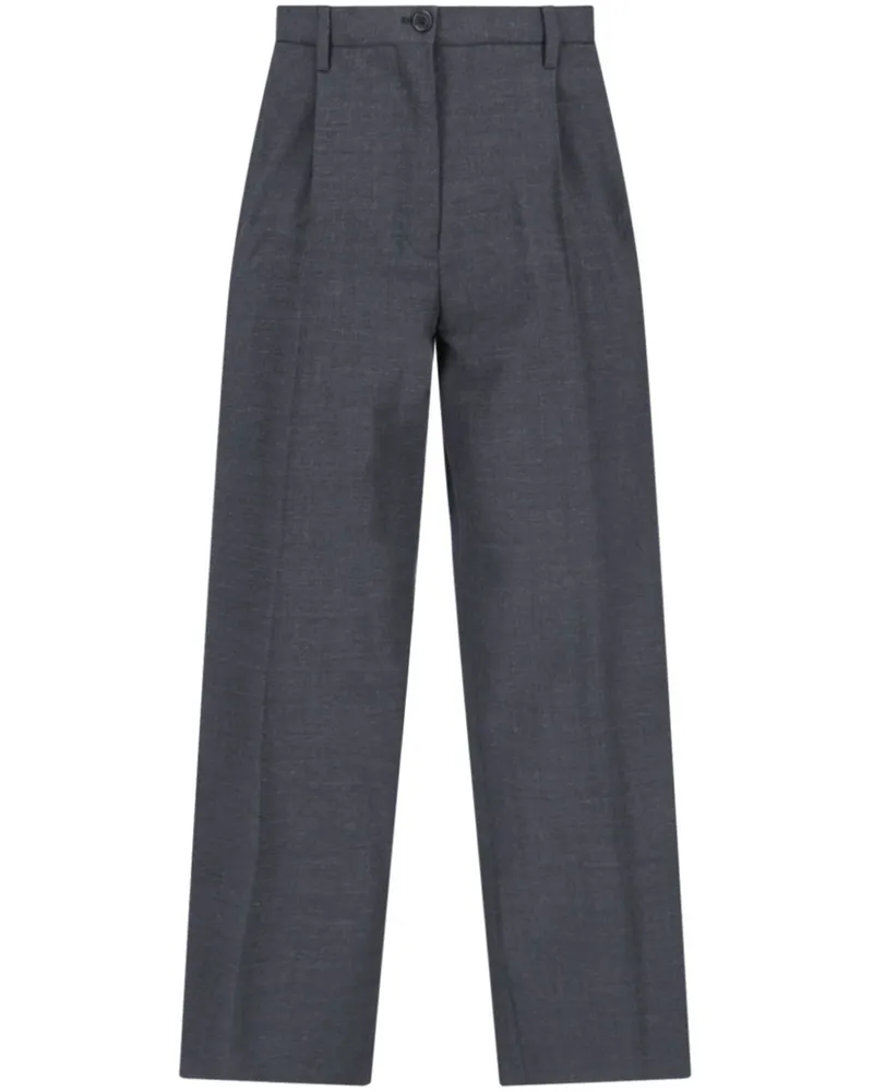ASPESI Hose mit geradem Bein - Grau Grau