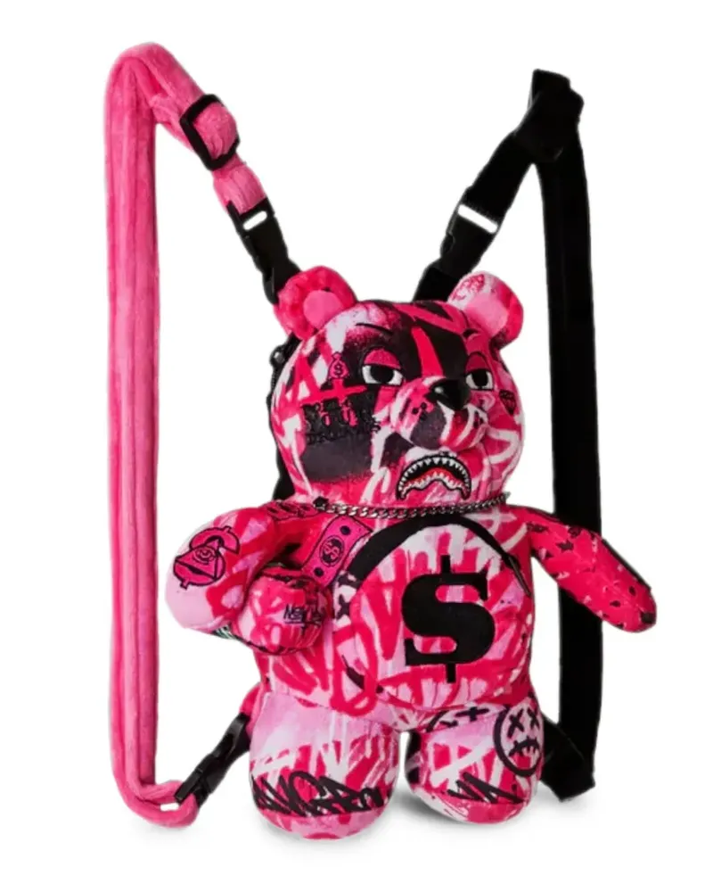 Sprayground Mini Afterglow Skyglow Bear Cub Rucksack - Rosa Rosa
