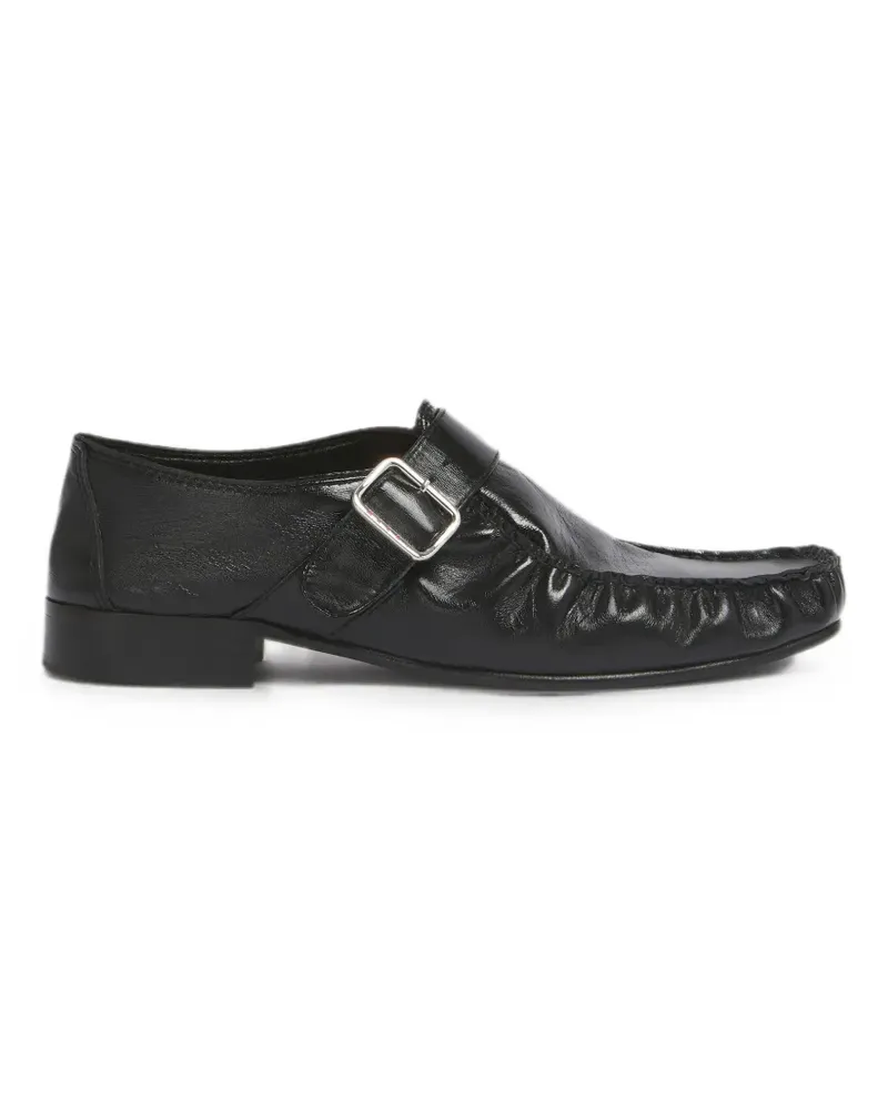 Marni Barry Loafer aus schwarzem Leder Schwarz