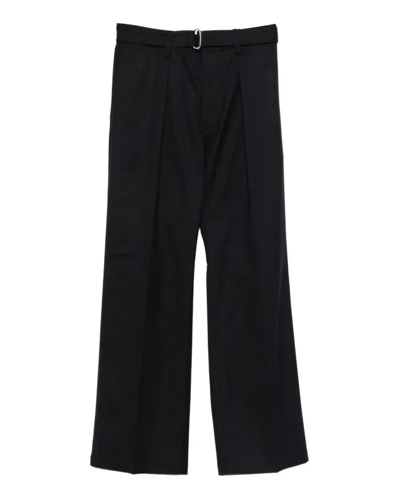 ATTACHMENT Plissierte Hose - Schwarz Schwarz