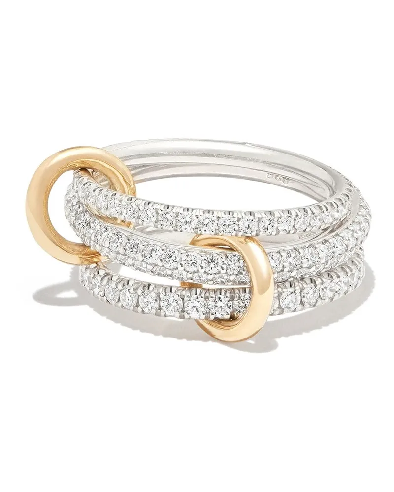 Spinelli Kilcollin Nova Petite Ring aus Sterlingsilber mit Diamant Silber