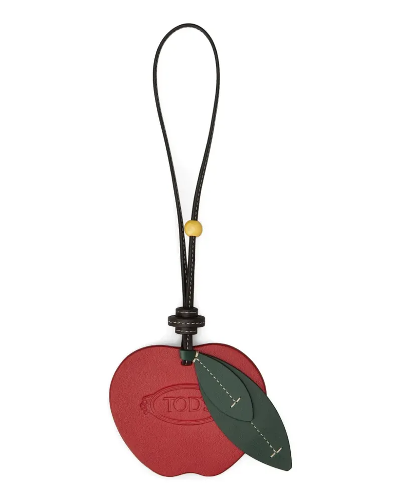 TOD'S Schlüsselanhänger mit Apfelanhänger - Rot Rot
