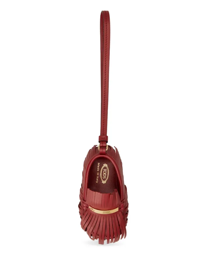 TOD'S Taschenanhänger in Loafer-Form - Rot Rot