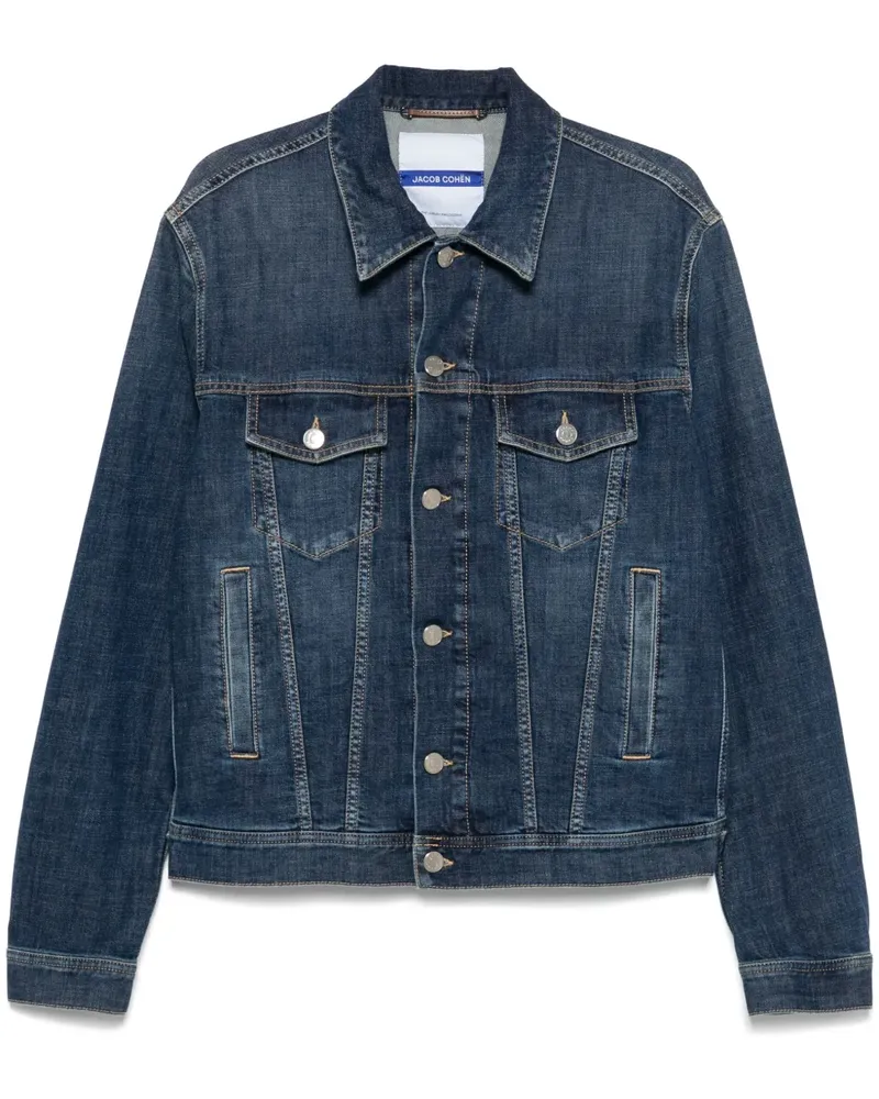 Jacob Cohën Klassische Jeansjacke - Blau Blau