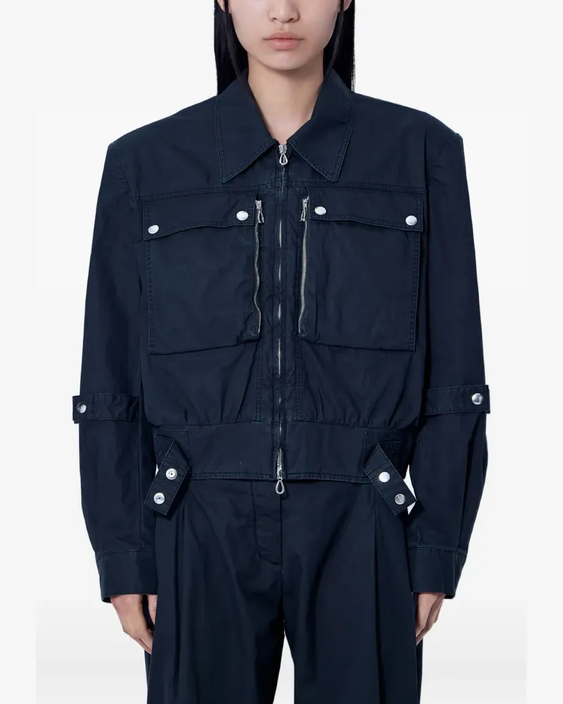 KIKO KOSTADINOV Peregrine zip-up utility jacket - Schwarz Schwarz
