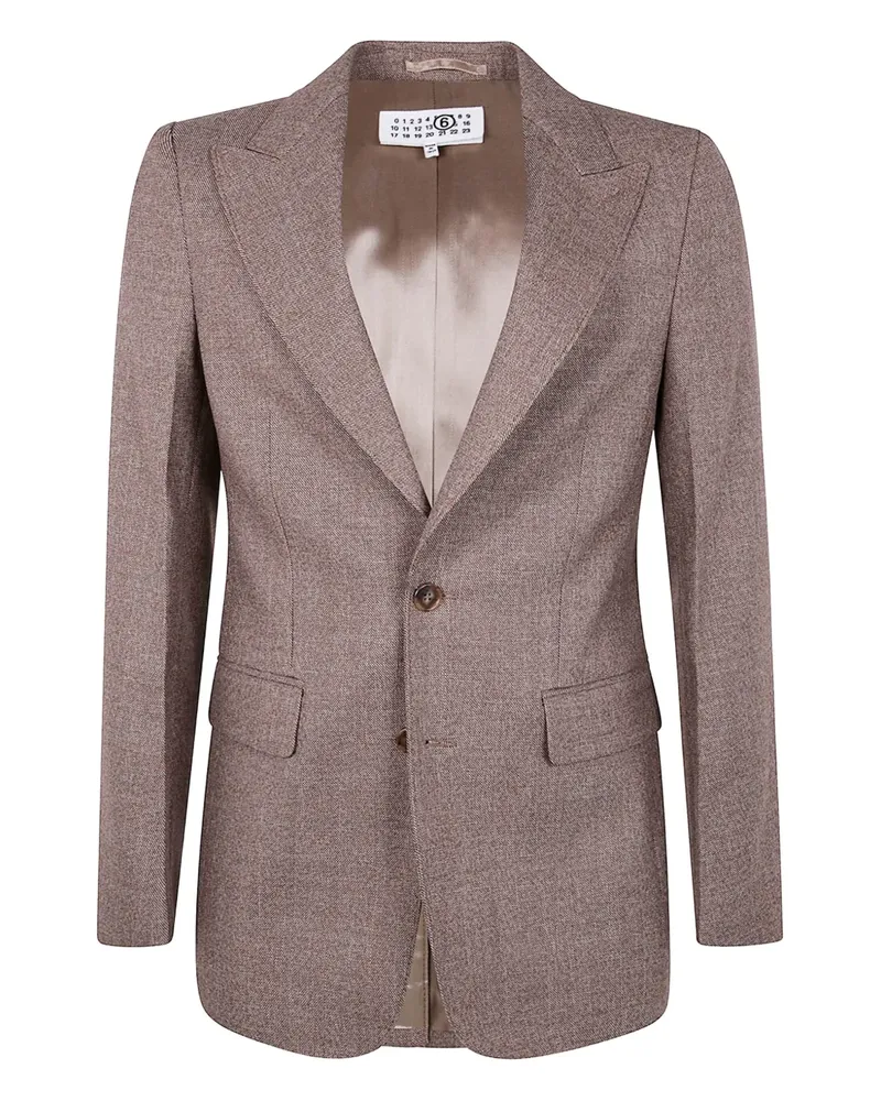 Maison Margiela wool blazer - Nude Nude