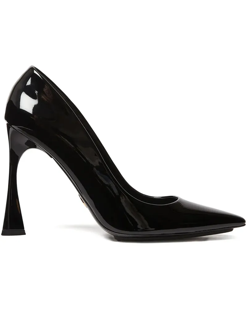 Stella McCartney Spitze Elsa Pumps aus Lackleder 103mm - Schwarz Schwarz