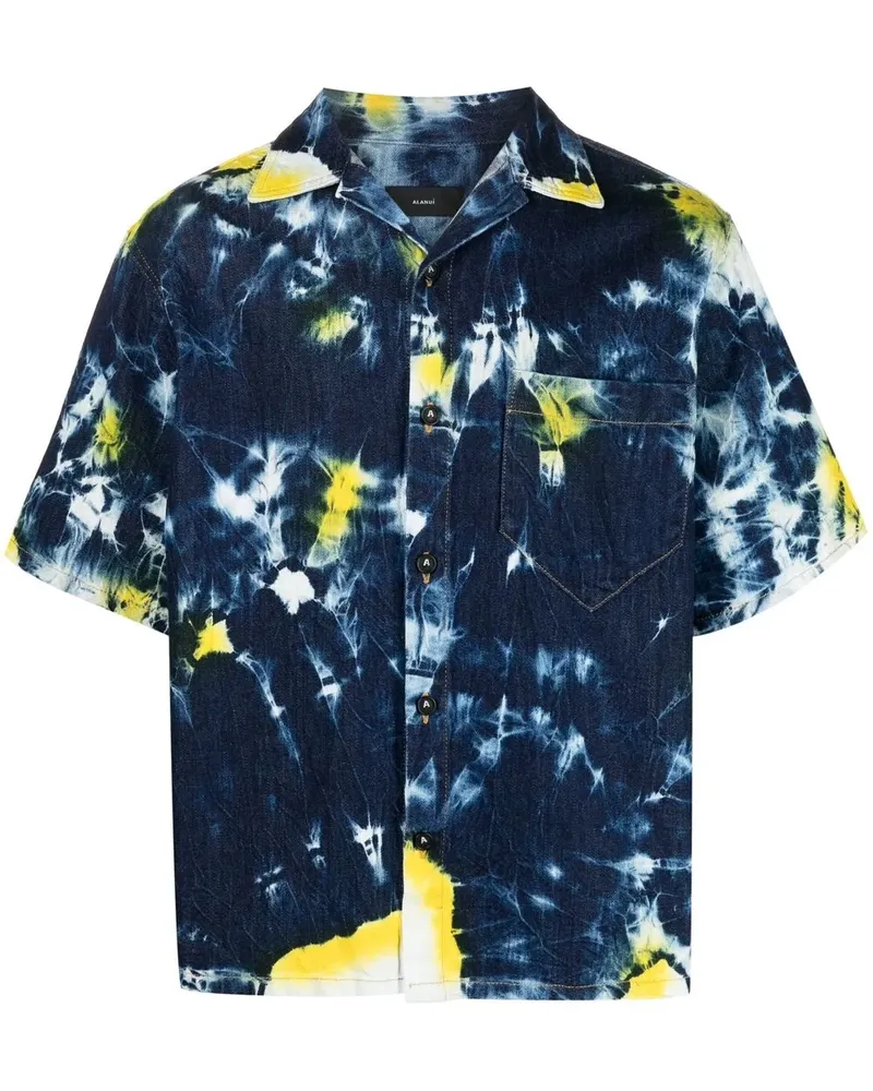 Alanui Hemd mit abstraktem Print - Blau Blau
