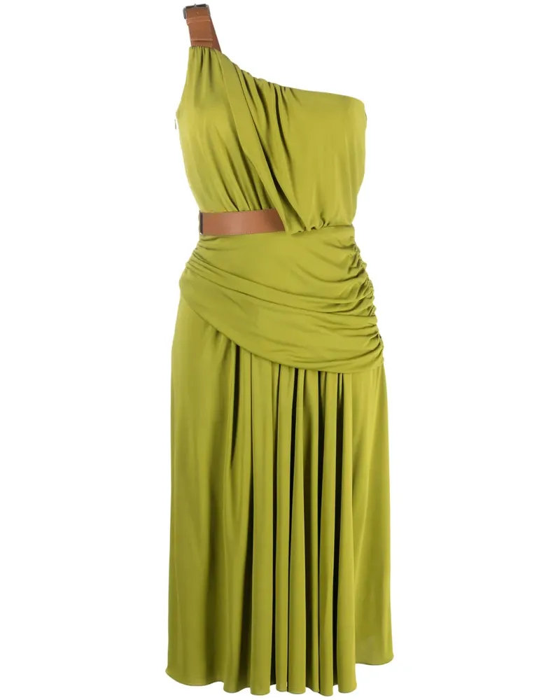 Alberta Ferretti Drapierte One-Shoulder-Robe - Grün Grün