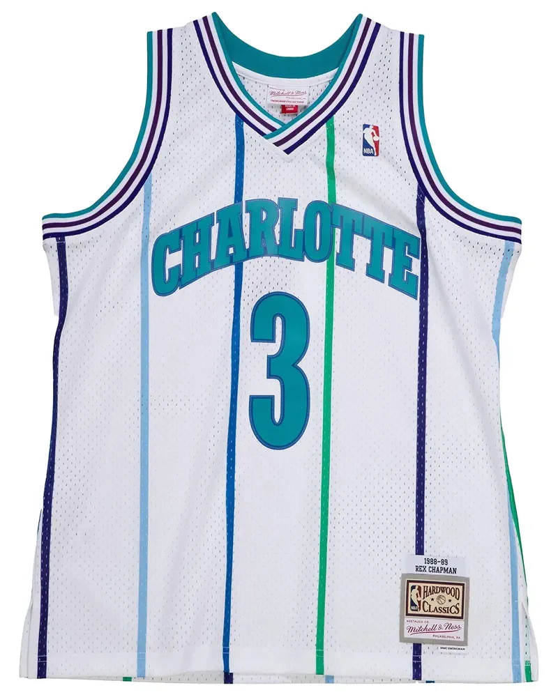 Mitchell & Ness NBA "Hornets 1988 Rex Chapman" Trikot - Weiß Weiß