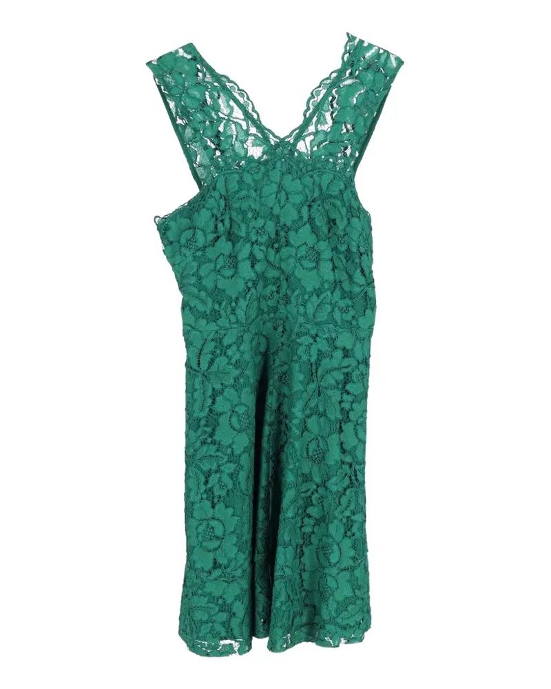 Sandro Riviera lace mini dress - Grün Grün