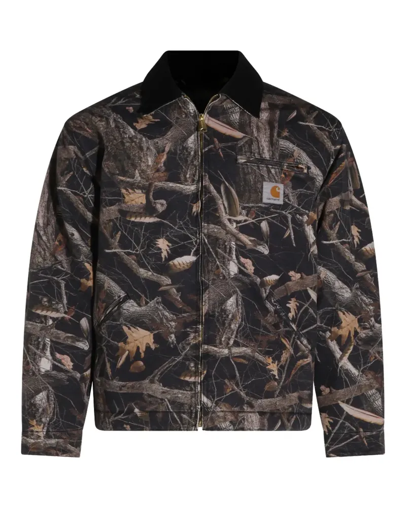 Carhartt WIP Jacke mit Camouflage-Print - Schwarz Schwarz