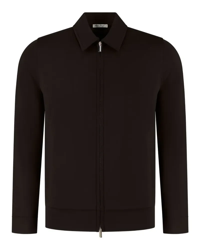 Stefan Brandt Alek ZS zip-up jacket - Braun Braun