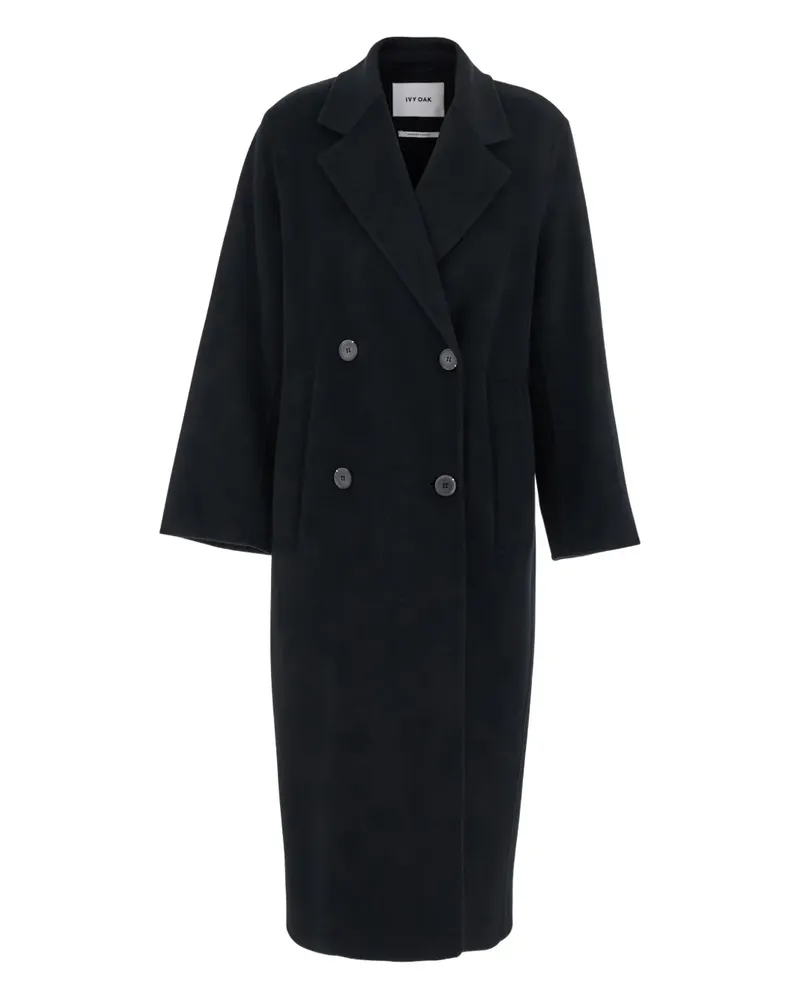 IVY & OAK Clara double-breasted wool coat - Schwarz Schwarz