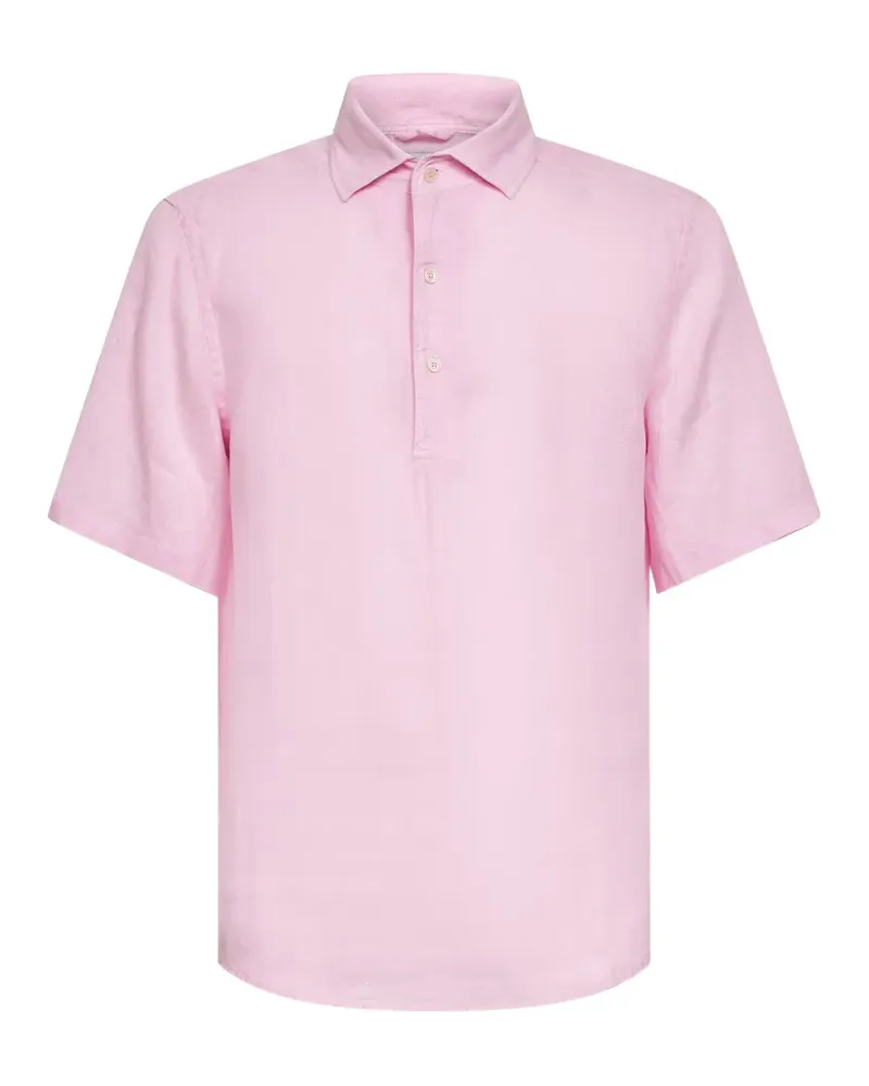 MC2 Saint Barth Raphael linen polo shirt - Rosa Rosa