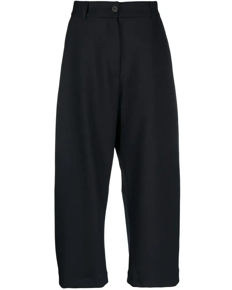 Studio Nicholson High-Waist-Hose mit weitem Bein - Blau Blau