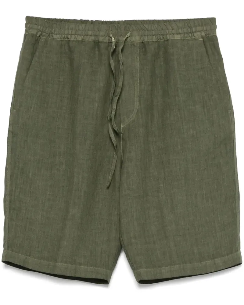 120% Lino Shorts aus Leinen - Grün Grün