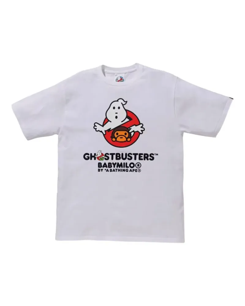 BAPE x Ghostbusters graphic-print T-shirt - Weiß Weiß