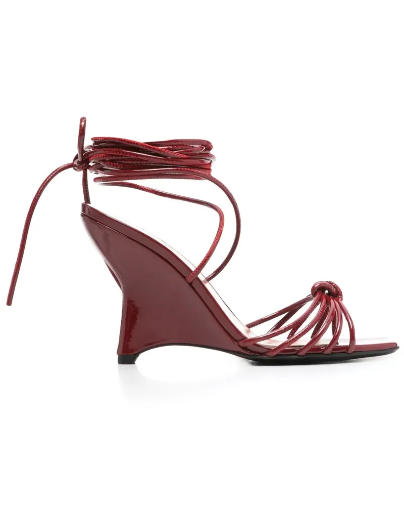 Philosophy Di Lorenzo Serafini Wedge-Sandalen 100mm - Rot Rot