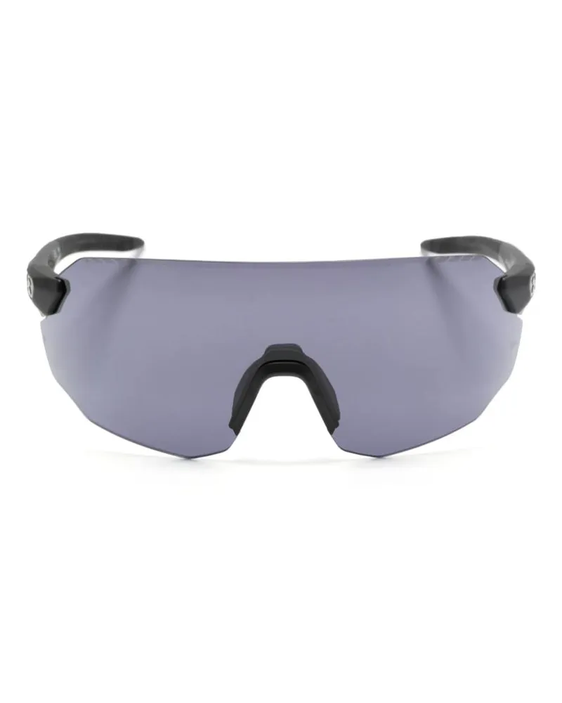 Under Armour Halftime 003 Sonnenbrille mit Oversized-Gestell - Schwarz Schwarz