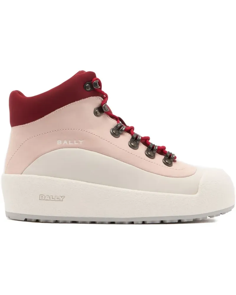 Bally Curling-Stiefel mit Einsätzen - Rosa Rosa
