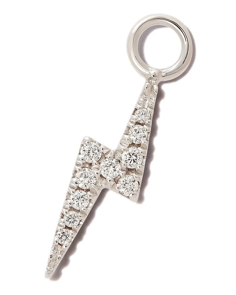 Maria Tash 18kt Weißgoldanhänger - Silber Silber