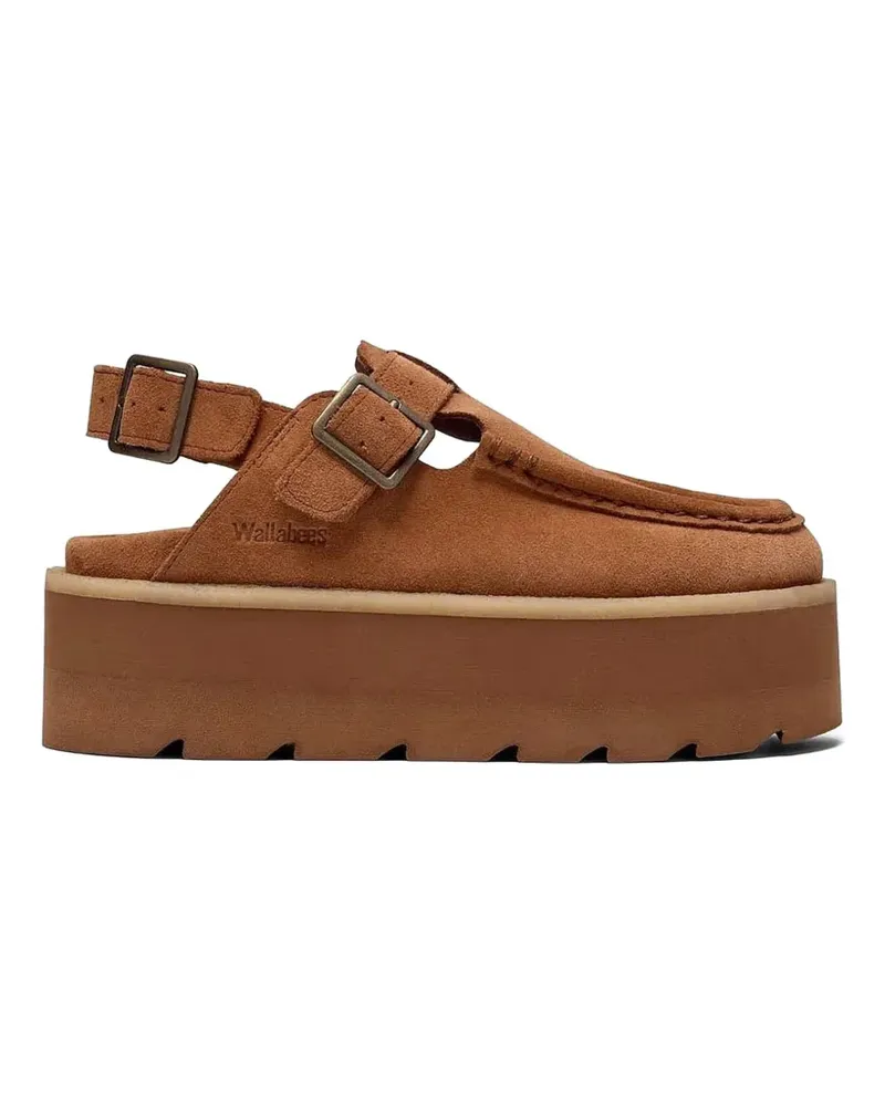 Clarks Wallabees buckle-fastening sandals - Braun Braun