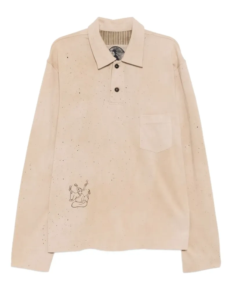 Ziggy Chen Rugby Poloshirt - Braun Braun