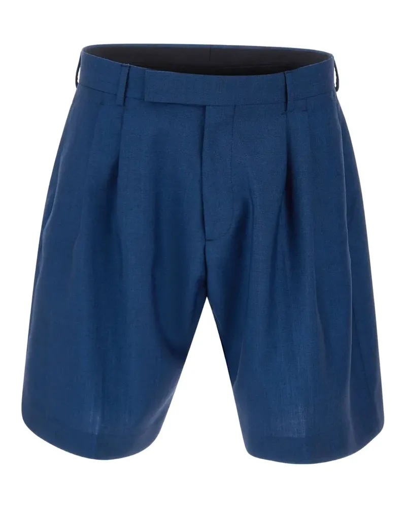 Paul Smith double-pleated tailored shorts - Blau Blau