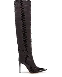 Alexandre Vauthier Stiefeletten mit Pailletten Schwarz