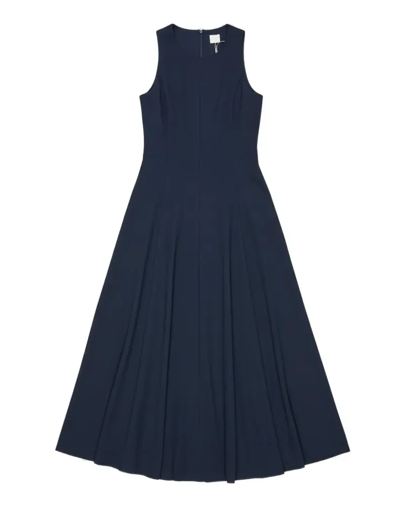 Eleventy sleeveless flared midi dress - Blau Blau