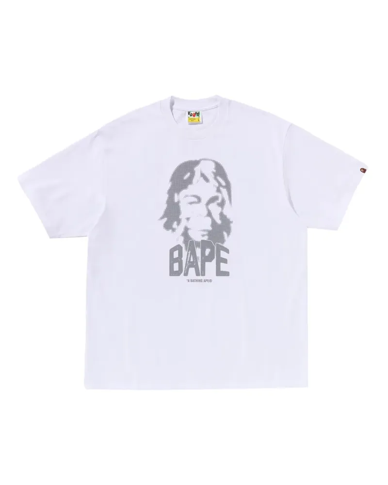 BAPE T-Shirt mit Beethoven-Print - Weiß Weiß