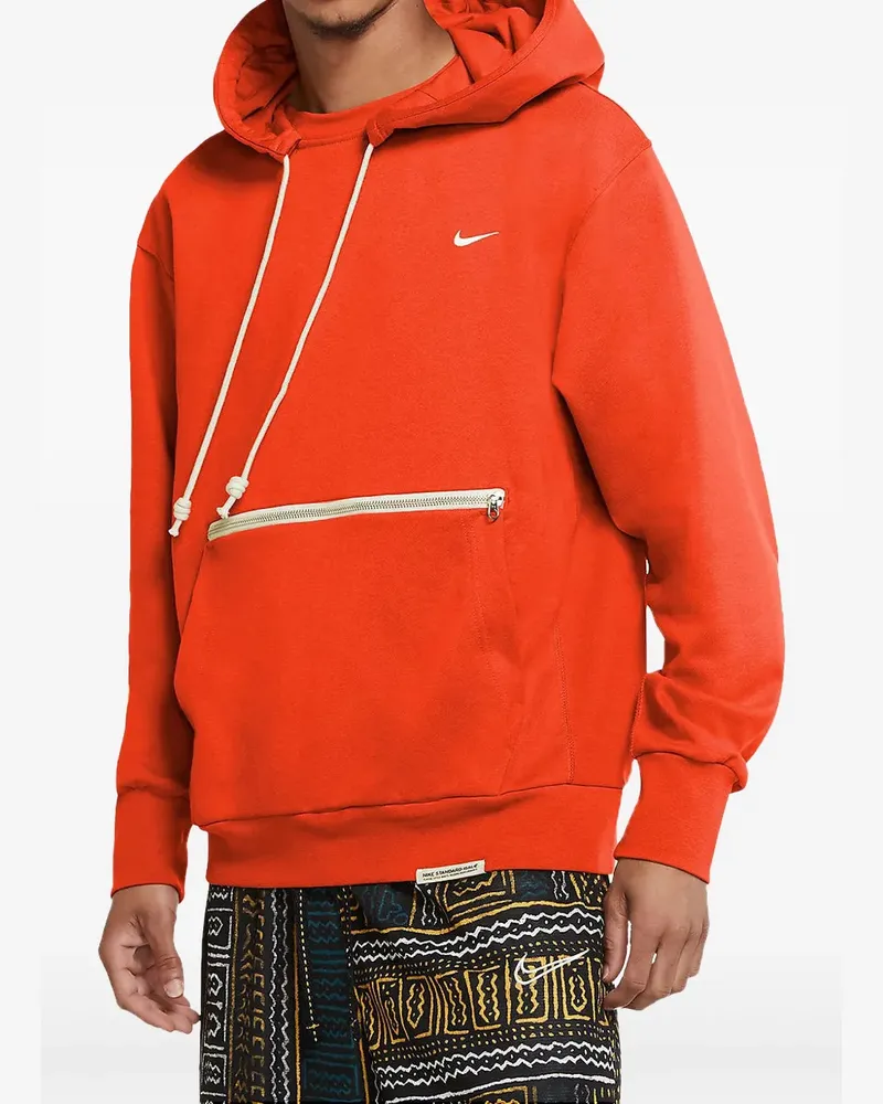 Nike Standard Issue "Orange/White" Basketball-Hoodie Orange