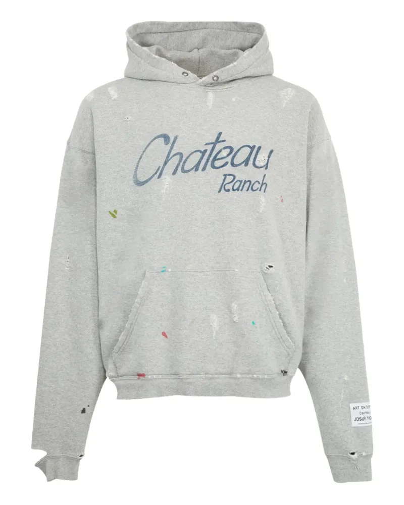 GALLERY DEPT. Hoodie mit Hufeisen-Print - Grau Grau