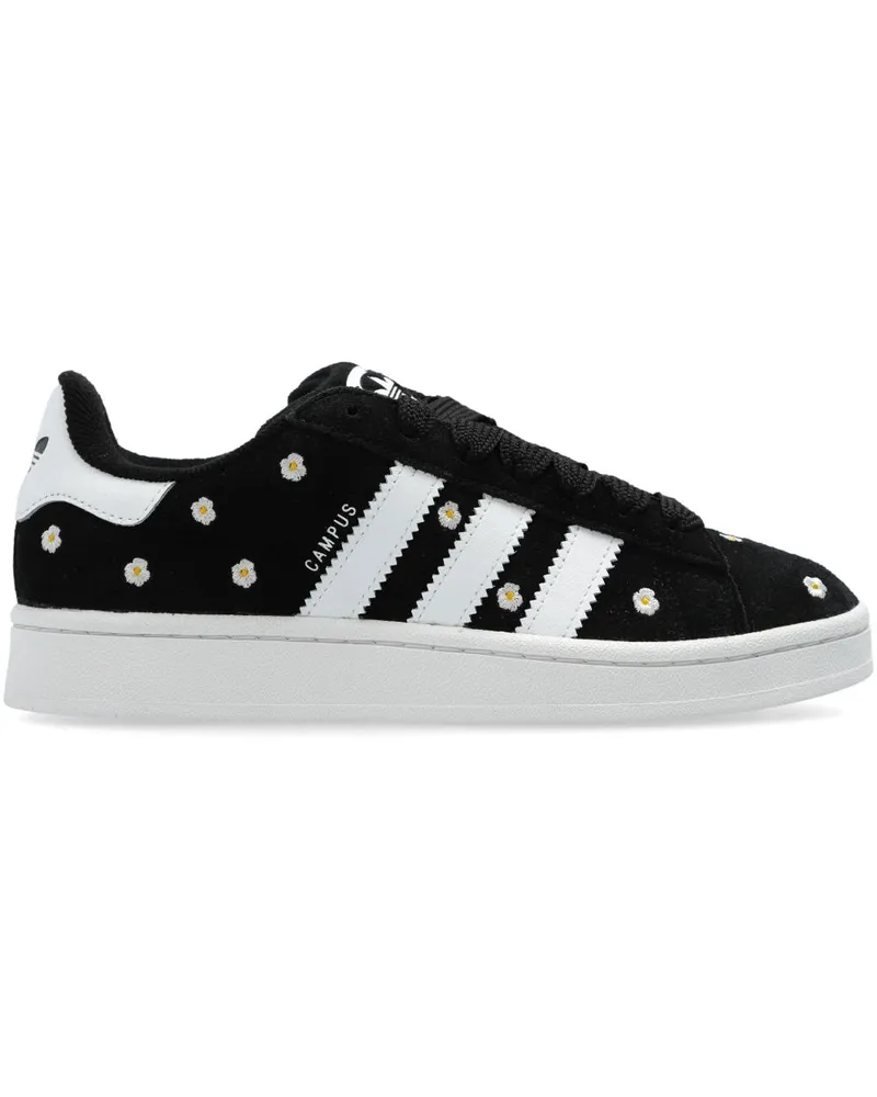 adidas Campus 00s Sneakers mit Blumenstickerei - Schwarz Schwarz