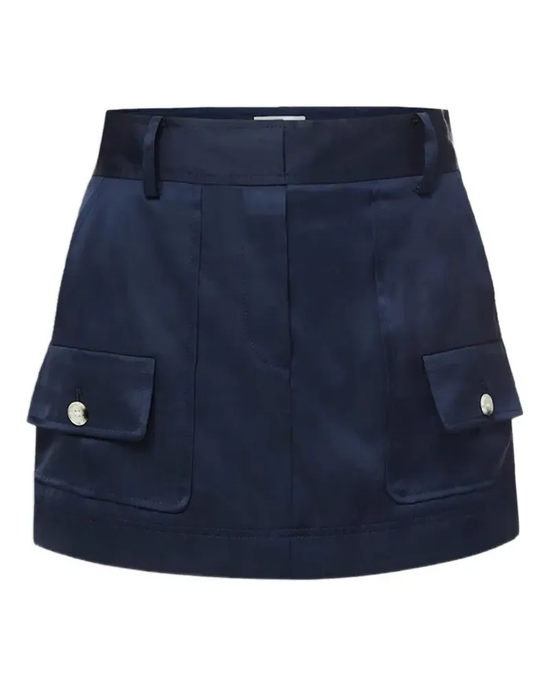 Veronica Beard Felina button-flap pocket skorts - Blau Blau