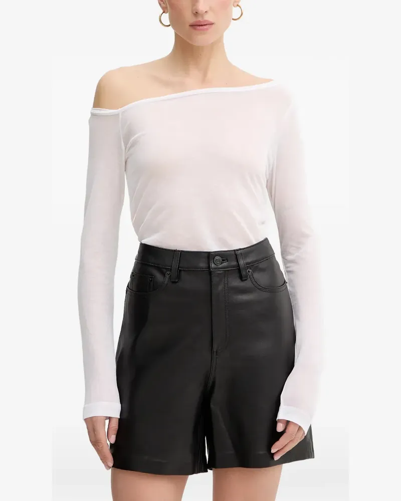 Pinko Semi-transparentes T-Shirt - Weiß Weiß