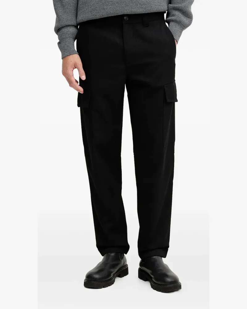 HUGO BOSS Hose mit aufgesetzten Taschen - Schwarz Schwarz